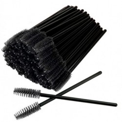 Yanhour 100 pcs  Disposable Eyelash Brush Eyebrow Brush Mascara Wands Applicator Makeup Brush