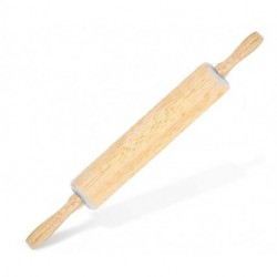 RRumo Classic Wood Rolling Pin - 20 Inches Long, Large, Used by Bakers & Cooks for Pizza Dough