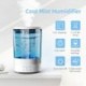 Zelaax Humidifiers 4.5L Cool Mist Humidifier, Humidity Setting with Adjustable Mist, Quiet Ultrasonic Humidifier with Timer Automatic Shut-Off and Night Light, 360°Nozzle for bedroom, baby room, home, office
