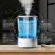 Zelaax Humidifiers 4.5L Cool Mist Humidifier, Humidity Setting with Adjustable Mist, Quiet Ultrasonic Humidifier with Timer Automatic Shut-Off and Night Light, 360°Nozzle for bedroom, baby room, home, office