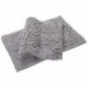 GELGE Chenille Bath Mat for Bathroom. Absorbent Microfiber and Non-Slip, Extra Soft Shaggy Rug. Machine wash. Bath Mat 20 "x32 for Bathroom, Living Room, Kitchen and Laundry Room (Fog Blue)