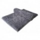 GELGE Chenille Bath Mat for Bathroom. Absorbent Microfiber and Non-Slip, Extra Soft Shaggy Rug. Machine wash. Bath Mat 20 "x32 for Bathroom, Living Room, Kitchen and Laundry Room (Fog Blue)