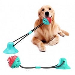 Toolce Suction Cup Dog Toy Pet, Aggressive Chewers Dog Chew Rope Bell Toys for Tug of War Molar Training