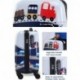 Serog Rolling Luggage with Wheels Hard Shell Carry On Suitcase 18 inch for Toddler Boys Veholes