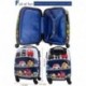 Serog Rolling Luggage with Wheels Hard Shell Carry On Suitcase 18 inch for Toddler Boys Veholes