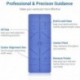 Toeaoe Non Slip Yoga Mat with Alignment Lines, TPE Eco-Friendly Fitness Exercise Mat 1/4 inch High Density Anti-Tear Workout Mat with Carrying Strap for Pilates, Gym and Floor Exercises