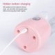 POPREEL Waterproof Electric Juicer Summer Portable Household Small Juice Machine Large Capacity Juice Cup Low Speed Juicer for High Nutrient Fruit and Veggies Juice (Pink)