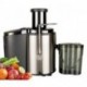 RASETSU Electric Juice Extractor, Easy Clean Juicer Machines with Wide Mouth, 800W Stainless Steel Centrifugal Juicer with Juice Container, Blender for Fruit Vegetable, Anti-drip, Black