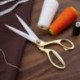 VESNEOL Gold Fabric Scissors Stainless Steel sharp Tailor Scissors clothing scissors Professional Heavy Duty Dressmaking Shears Sewing Tailor