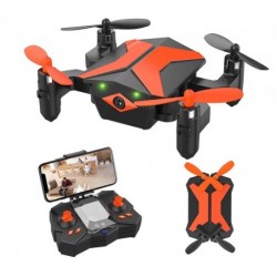 AEGLOS Drone for Kids Drones with Camera for Kids and Beginners, AR Game Mode RC Mini Drone w App Gravity Voice Control Trajectory Flight Altitude Hold 360°Flip Kids Drone Foldable and Portable