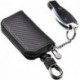 SIMAIER Car Key Wallet Case Leather Car Key Chain Coin Holder Zipper Key Case (Black)