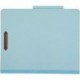 CPPZDP Classification Folder- 100% Recycled, 2 Dividers, 2" Embedded, Letter, Light Blue, 10 per Box