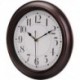 LPRECO Bronze Retro Decorative Quartz Wall Clock Silent Non-Ticking Battery Operated Quartz Classic Round Wall Clock