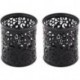 CPPZDP 2 Pack Pen Holder Mesh Pencil Holder for Desk Office Pen Organizer,Black