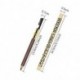 Tuvaaz 6 Pcs Eyebrow Pencil, Leopard Eyebrow Pencil Waterproof and Long Lasting Makeup Eyebrow Pencil, Double-end Design with Brush Makeup Tool Natural Looking Automatic Eyebrow Makeup -Brown