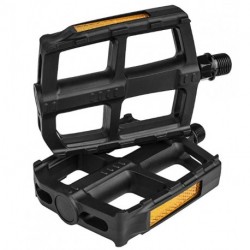  Bueuo Bike Pedal Set, Bicycle Pedals, 9/16-Inch Boron Steel Spindle, Pair