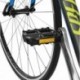  Bueuo Bike Pedal Set, Bicycle Pedals, 9/16-Inch Boron Steel Spindle, Pair
