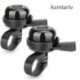 Axmtartv 2pcs Superior Bike Bell, Brass Bicycle Bell, Clear Noticeable Sound Bike Bells for Adults