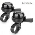 Axmtartv 2pcs Superior Bike Bell, Brass Bicycle Bell, Clear Noticeable Sound Bike Bells for Adults