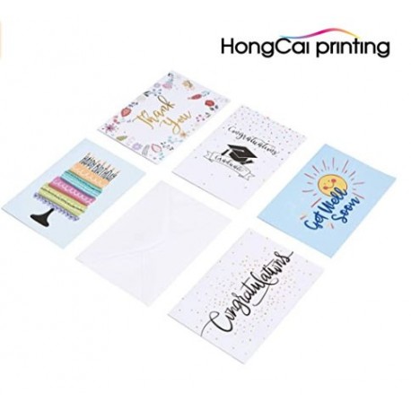 HongCai printing All Occasion Greeting Cards, 48 Cards and Envelopes