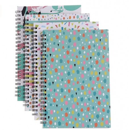 Janvale 4Pcs Classic Notebook A5 Journal Notebooks