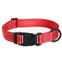 Cacacar Reflective Lockable Nylon Dog Collar Small Medium Large Sizes