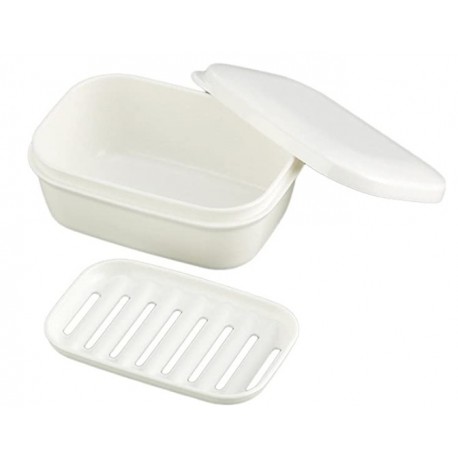 Clebrhs Soap Box -   White Color Rectangle Soap Case