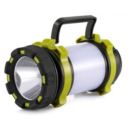 ldeguk  Rechargeable Camping Lantern Flashlight, LED with 6 Modes, 3600mAh Power Bank, IPX4 Waterproof, Two Way Hook, Portable with USB Cable for Emergency