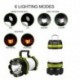 ldeguk  Rechargeable Camping Lantern Flashlight, LED with 6 Modes, 3600mAh Power Bank, IPX4 Waterproof, Two Way Hook, Portable with USB Cable for Emergency
