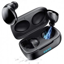 Ü Heartray Wireless Sport Earbuds with Charging Case,True Mini Wireless Earbuds with IPX5 Waterproof Built in Mic Headset Compatible iOS Android Smartphone