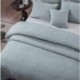 OWNVOUGE Solid Seafoam Blue Green Soothing Pastel Soft Cotton Geometric Diamond Stitch Pattern Lightweight Quilted Bedspread 2 Piece