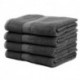 Han Yuan Premium Bamboo Cotton Bath Towels - Natural, Ultra Absorbent and Eco-Friendly 30" X 52" (Grey) (4 piece set)