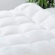 OWLEASY All-Season White Down Alternative Quilted Comforter - Corner Duvet Tabs - Hypoallergenic - Plush Microfiber Fill