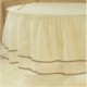 OVSH Mosquito Net Dome, Princess Bed Canopies Netting Elegant Lace with 2 Butterflies for Decor - Yellow