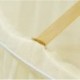 OVSH Mosquito Net Dome, Princess Bed Canopies Netting Elegant Lace with 2 Butterflies for Decor - Yellow
