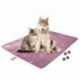 OURNK Super Soft and Fluffy Pet Blanket, Reversible Microplush Blankets for Dog Cat Puppy Kitten