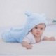OUPINYINUO Cute Baby Items Newborn Plush Nursery Swaddle Blankets Soft Infant Girls Clothes Light Blue