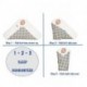 OUNAISI Baby Wrap/Swaddle/Blanket, Feather Light/Blue, 0-4 Months