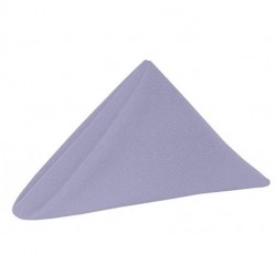 OTIAY Cotton-Feel 17 x 17-Inch Cloth Napkins -1 Dozen- Lilac Light Purple