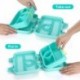 OKAYOASIS Kids Lunch Box Bento Box for Kids, BPA-Free Leak Proof 4-Compartment Lunch Container with Spork, Microwave Safe Portion Control Meal Fruit Snack Packing for Girls Toddlers School Travel - Teal