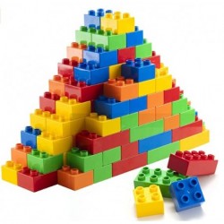 VRRCEE 150 Piece Classic Big Building Blocks Compatible with All Major Brands STEM Toy Large Building Bricks Set for All Ages