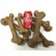 VRRCEE Dinosaur BarkBone Chew Toy - Tough Durable Nearly Indestructible Bone for Extreme Aggressive Power Chewers | Made in USA, with FDA Compliant Nylon - 2 Flavors Available