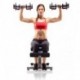 ZTUNNI SelectTech 552 Version 2 | Two Adjustable Medium Dumbbells | Black, Red & Grey