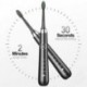 OJEEPSIN Sonic Electric Toothbrush for Adults, USB Rechargeable, 4 Modes with Build in 2 Mins Timer, Whitening Cleaning Soft Bristle, 4 Hours Charge Minimum 30 Days Use, Dentists Recommend, Waterproof Black