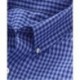 OAKKEEYS Men's Button Down Long Sleeve Stretch Performance Gingham Shirt 