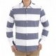 OBTONABC Men's Long Sleeve Regular Fit Casual Sold Colour Dress Shirt