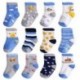 OMNPAK Non Slip Infant&Toddler Socks with Grips, Anti Skid Baby Socks for Boys&Girls