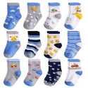 OMNPAK Non Slip Infant&Toddler Socks with Grips, Anti Skid Baby Socks for Boys&Girls