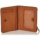 ZJSJRJ Women's Logan Leather RFID-Blocking Bifold Wallet