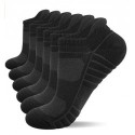 HBUILE Ankle Socks, Low Cut Cushioned Running Tab Sports Socks for Men and Women 6Pairs